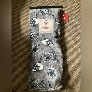Skulls and Pumpkins Oversized Halloween Throw